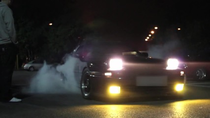 Toyota Supra Burnout!