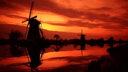 Red Nightfall - Windmills