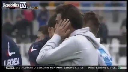 Футболист умира по време на мача Пескара - Ливорно , 14.4.2012