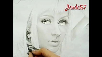 Рисунка на Christina Aguilera