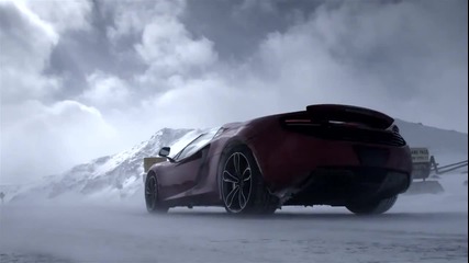 Mclaren 12c Spider vs Snowboard