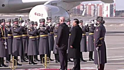 Китайският президент пристигна на тридневно посещение в Москва