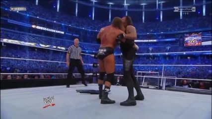 The Undertaker - Tombstone Piledriver to Triple H at Wrestlemania 27