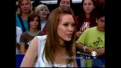 Hilary - Haylie - Duff - Cbs - Early - Show