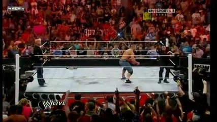 Stone Cold and John cena attack Michael Cole !