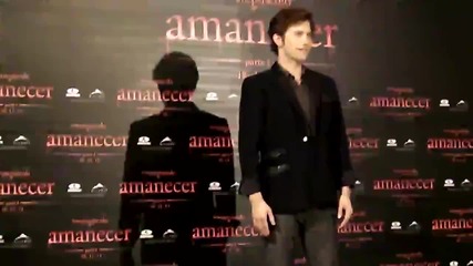 Jackson Rathbone en Madrid presentando Amanecer