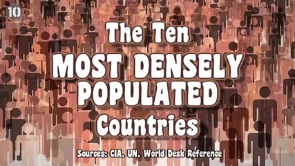 10 Most Densely Populated Countries