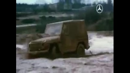 Mercedes Benz tv The G Class in a tough test