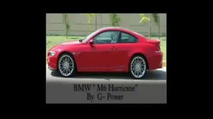 Bmw M6 Hurricane G - power :top speed - 372km/h 