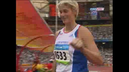 Рускиня спечели хвърлянето на копие при жените - Олимпийски игри Пекин 2008