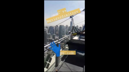 Григор полетя между небостъргачите в Дубай...буквално!