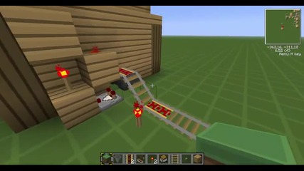 Minecraft Redstone Урок 1