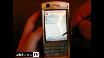 La videoprova del nuovo telefonino Sony Ericsson P990i