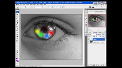 Photoshop - Rainbow Eye