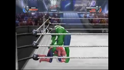Hulk vs Spiderman - Wwe All Stars