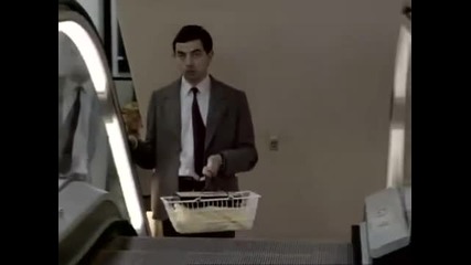 Mr. Bean на магазин 
