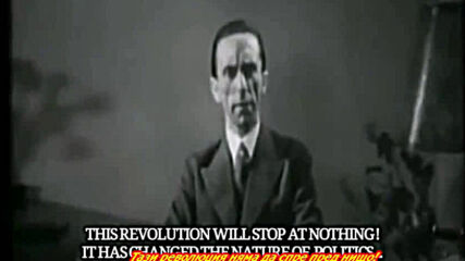 Йозеф Гьобелс говори за белия геноцид,медийната война и вечния враг на човечеството! - Бг Превод