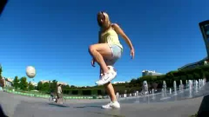 Секси футболистка