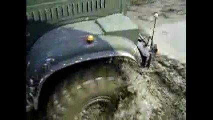 Driving kraz on shitty road