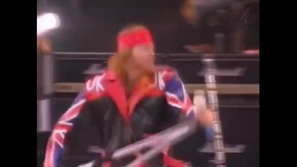 Guns N' Roses - Paradise City ( Freddie Mercury tribute Live Wembley 1992) Great Version