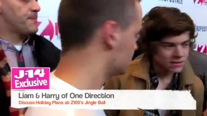 J-14 One Direction's Liam Payne and Harry Styles Talk Holiday Plans and Touring