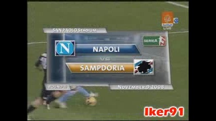 09.11.2008 - Napoli 2 - 0 Sampdoria Mannini