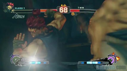 Super Street Fighter Iv Akuma vs Gouken Gameplay 