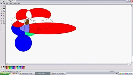 Drawing with Paint (ep.4) - fast circles-това ми го показаха в кражока в училище (part 3)