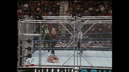 Hardy's vs New Age Outlaws - Steel Cage Match - Smackdown - Full Match