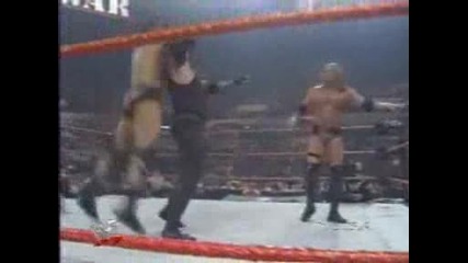 The Rock Vs. Triple H Vs. Undertaker