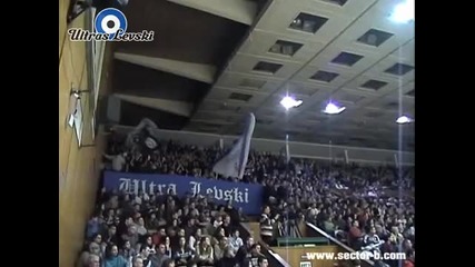 Левски - Лукойл Академик Ултрас Сектор Б 101:86 