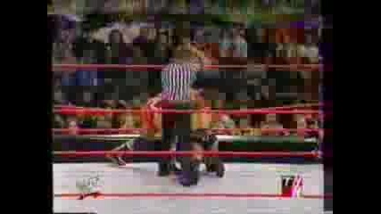 Trish and The Rock vs.Mr.McMahon and Kurt Engul