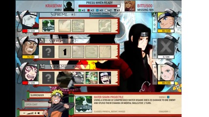 Naruto Arena - Gameplay