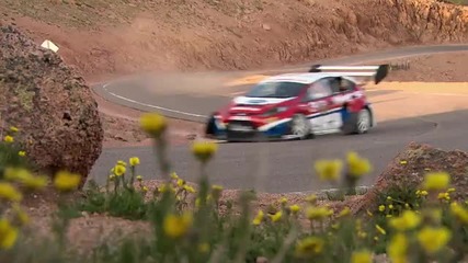 Peak Performance! Ford Fiesta Rallycross storms Pikes Peak_(360p)