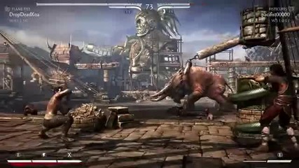 Mortal Kombat X - Johnny Cage vs Liu-kang