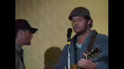 Jason Manns & Jensen Ackles Singing