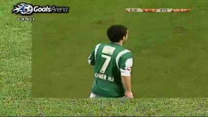 22.12.2010 - Besiktas 3 - 0 Konya Sekerspor Gol Fink 