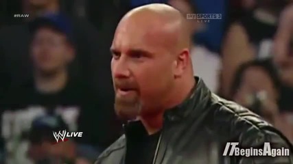Goldberg Spears Ryback! W W E Raw.