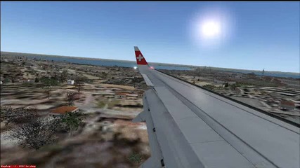 Fsx B737 landing at Lisabon 