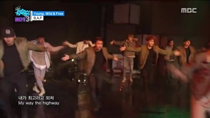 151212 B.a.p - Young, Wild & Free @ Show Music core