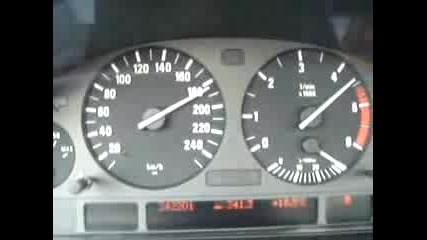 BMW E39 530d Ускорение 0 - 195 Км/ч