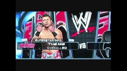 The Miz Overall in Smackdown! vs. Raw 2011 