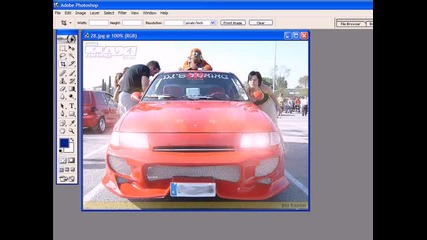 Kak da svetnem farovete na kola s Photoshop 