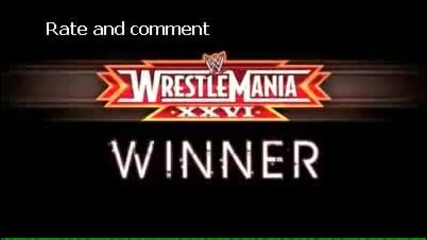 Wwe Wrestlemania 26 Results 