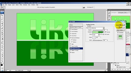 Photoshop Cs3 Tutorial - Mirror effect