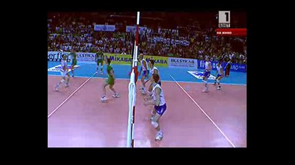 България - Русия - волейбол - 0:1 - 22:22