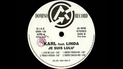 Karl Feat. Linda - Je Suis Lulu (energy english mix)