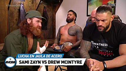 Sami Zayn en la JAULA DE ACERO: WWE Ahora, Abr 29, 2022