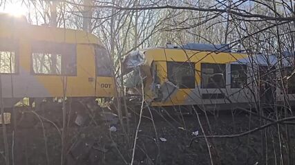 Челен сблъсък между влакове в Дания, има пострадали
