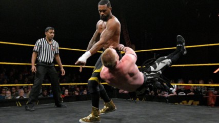 Street Profits vs. Kris Starr & Riley Apex: WWE NXT, Dec. 27, 2017